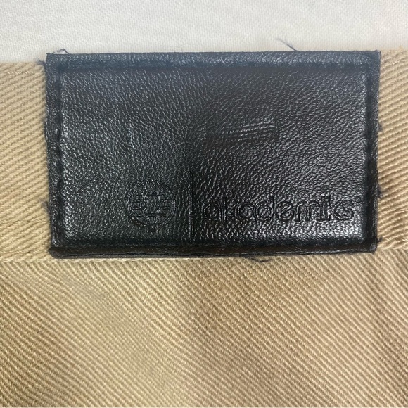 Akademiks Rip Twill Jeans Mens 38x30 Camel AKA36JN37 Punk Ript‎ Jeenz Distressed - Picture 10 of 15